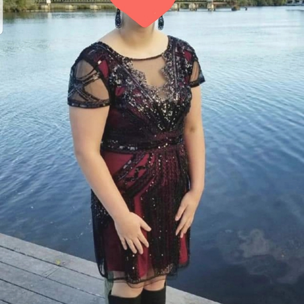 Sequin Homecoming Prom Cocktail Dress